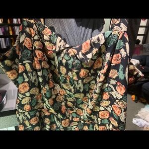 Floral dress size xl